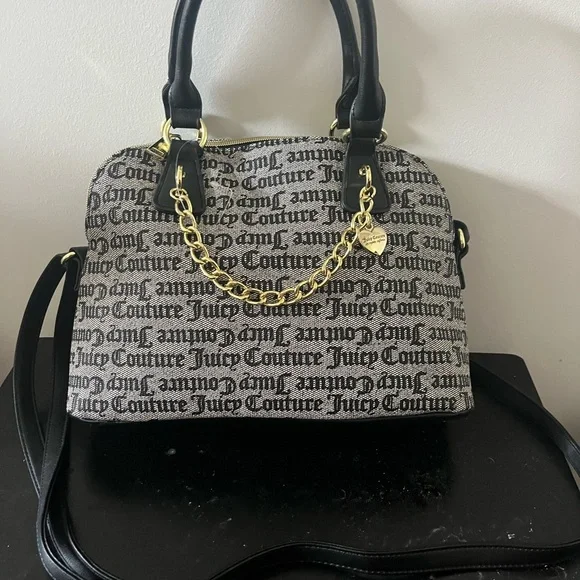 Juicy Couture Black and Gray Patterned Bag NWT Juicy Couture | Bags | Juicy Couture Black And Gray Womens  main image 3